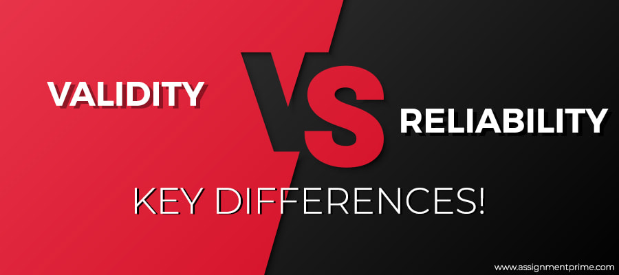 difference between validity and reliability